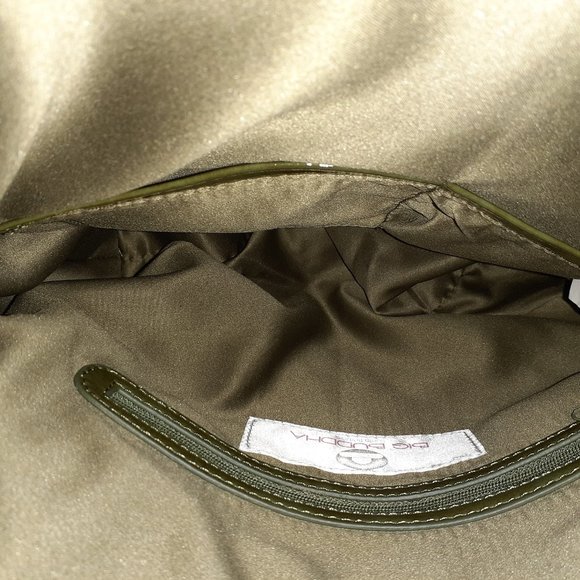 Large Quilted Big Buddah Bag - Olive - Picture 4 of 5